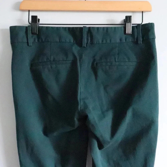 Aritzia Babaton Ellis Size 6 Green Women's Straight Leg Ankle Trouser Pants - Picture 5 of 14